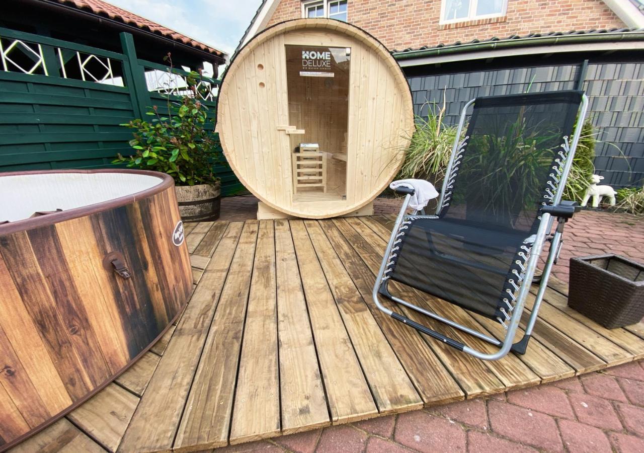 Ferien Im Wangerland Ferienwohnung Insel Minsen Schillig Hund Pool Sauna Buitenkant foto